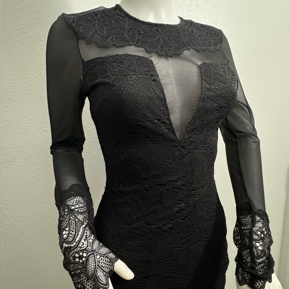 Black sequin dress